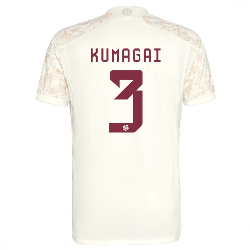 Férfi Labdarúgás Saki Kumagai #3 Törtfehér Harmadik Számú Jersey 2023/24 Mez Póló Ing