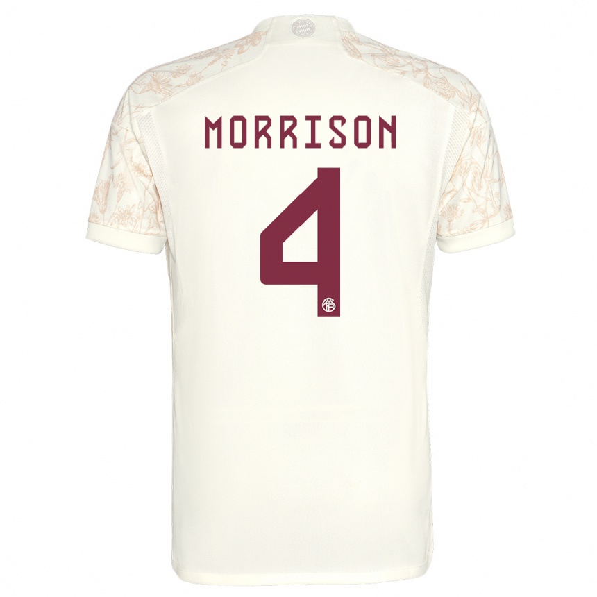 Férfi Labdarúgás Liam Morrison #4 Törtfehér Harmadik Számú Jersey 2023/24 Mez Póló Ing