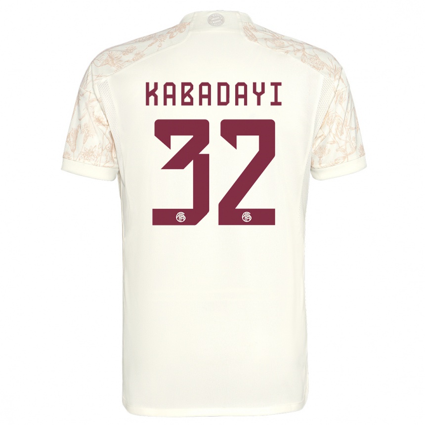 Férfi Labdarúgás Yusuf Kabadayi #32 Törtfehér Harmadik Számú Jersey 2023/24 Mez Póló Ing