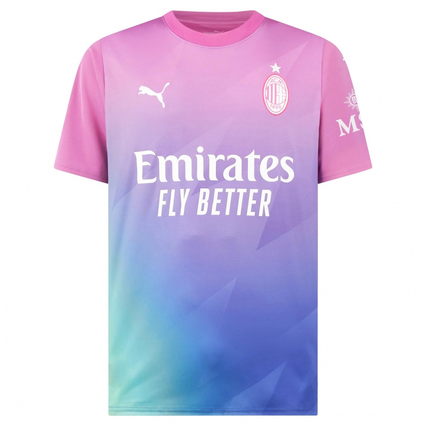 Férfi Labdarúgás Sandro Tonali #8 Pink Lila Harmadik Számú Jersey 2023/24 Mez Póló Ing