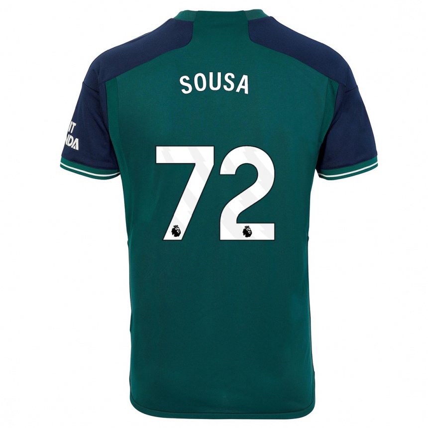 Női Labdarúgás Lino Sousa #72 Zöld Harmadik Számú Jersey 2023/24 Mez Póló Ing