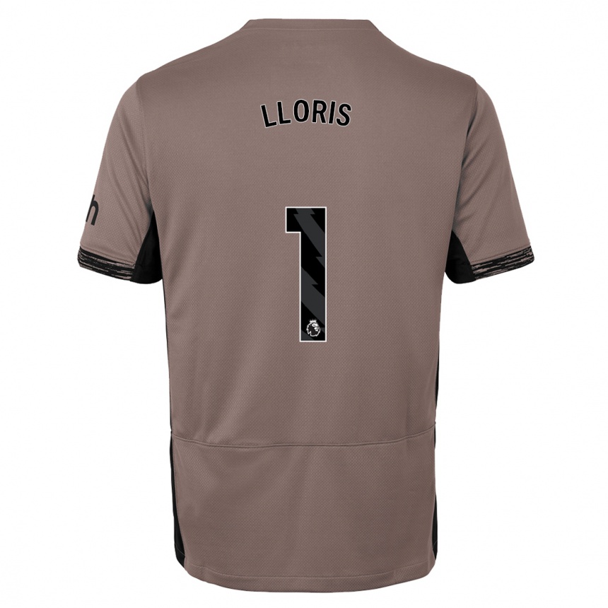 Női Labdarúgás Hugo Lloris #1 Sötét Bézs Harmadik Számú Jersey 2023/24 Mez Póló Ing