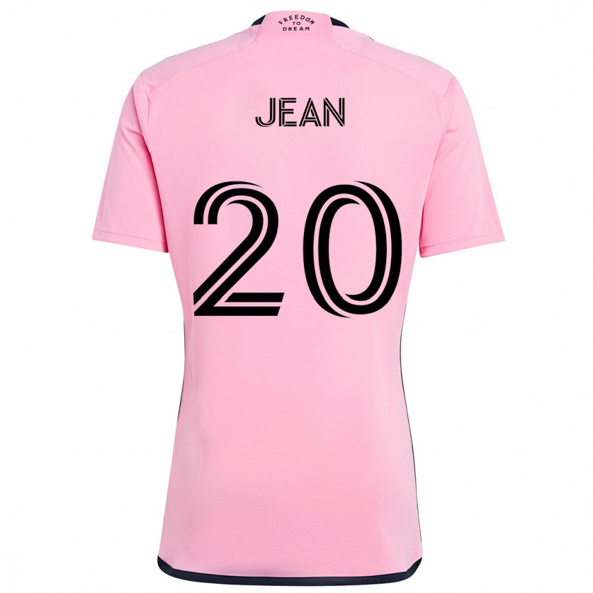 Gyermek Labdarúgás Corentin Jean #20 Rózsaszín Hazai Jersey 2024/25 Mez Póló Ing