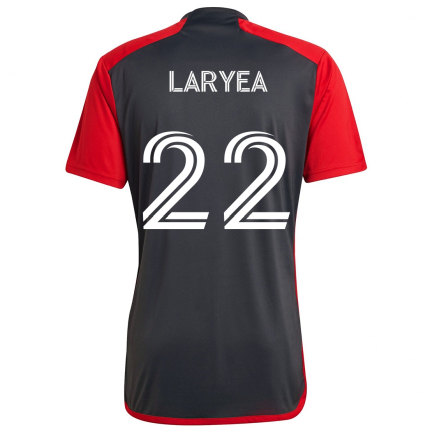 Gyermek Labdarúgás Richie Laryea #22 Szürke Vörös Hazai Jersey 2024/25 Mez Póló Ing