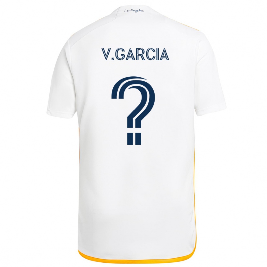 Gyermek Labdarúgás Vicente Garcia #0 Fehér Sárga Hazai Jersey 2024/25 Mez Póló Ing