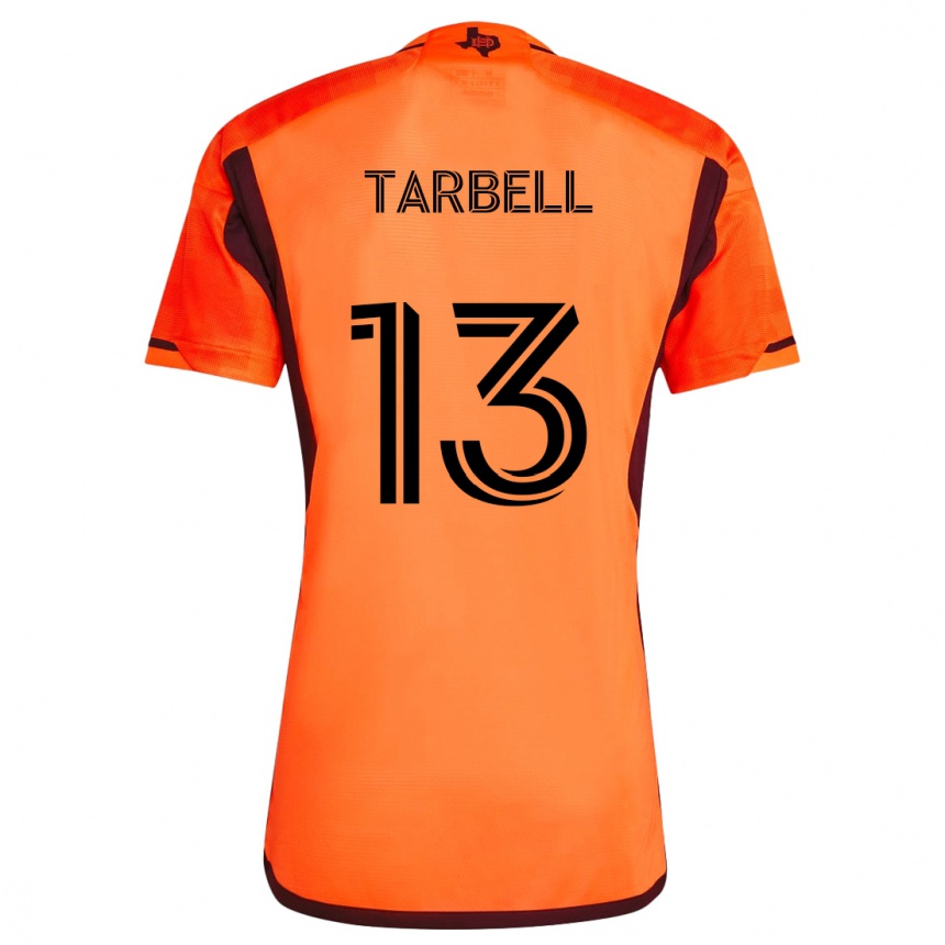 Gyermek Labdarúgás Andrew Tarbell #13 Narancs Fekete Hazai Jersey 2024/25 Mez Póló Ing