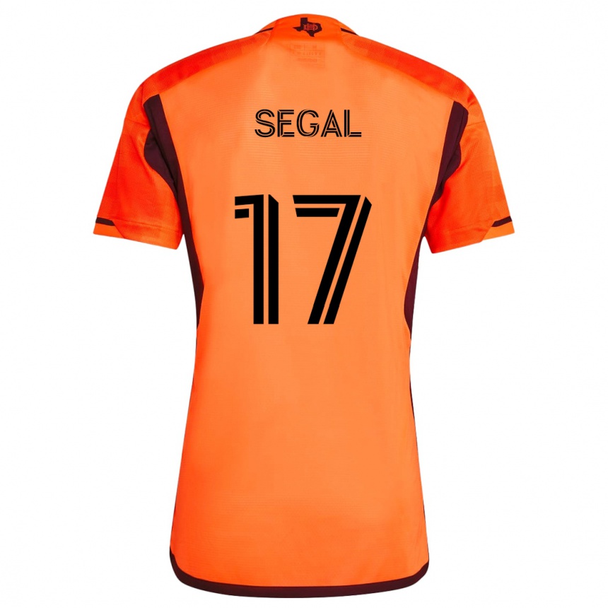 Gyermek Labdarúgás Gabriel Segal #17 Narancs Fekete Hazai Jersey 2024/25 Mez Póló Ing