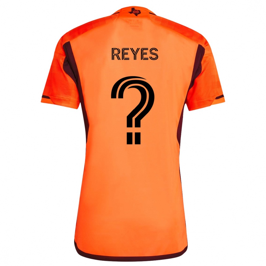 Gyermek Labdarúgás Dylan Reyes #0 Narancs Fekete Hazai Jersey 2024/25 Mez Póló Ing