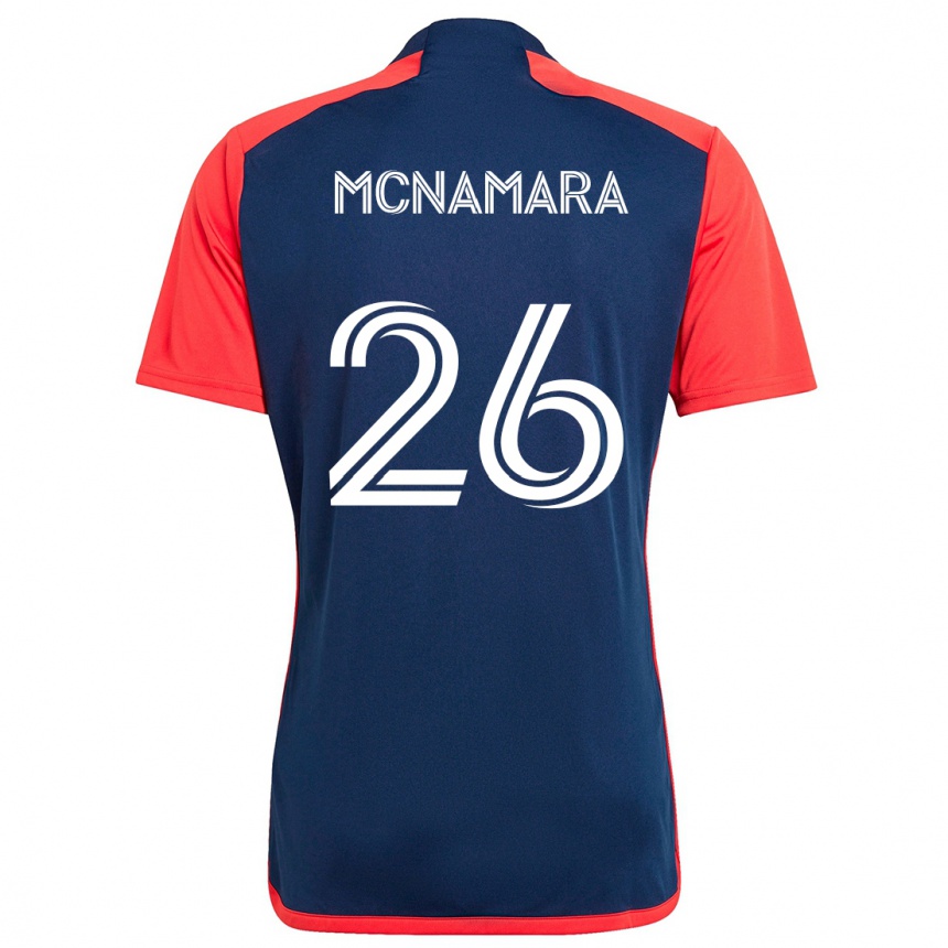 Gyermek Labdarúgás Tommy Mcnamara #26 Kék Piros Hazai Jersey 2024/25 Mez Póló Ing