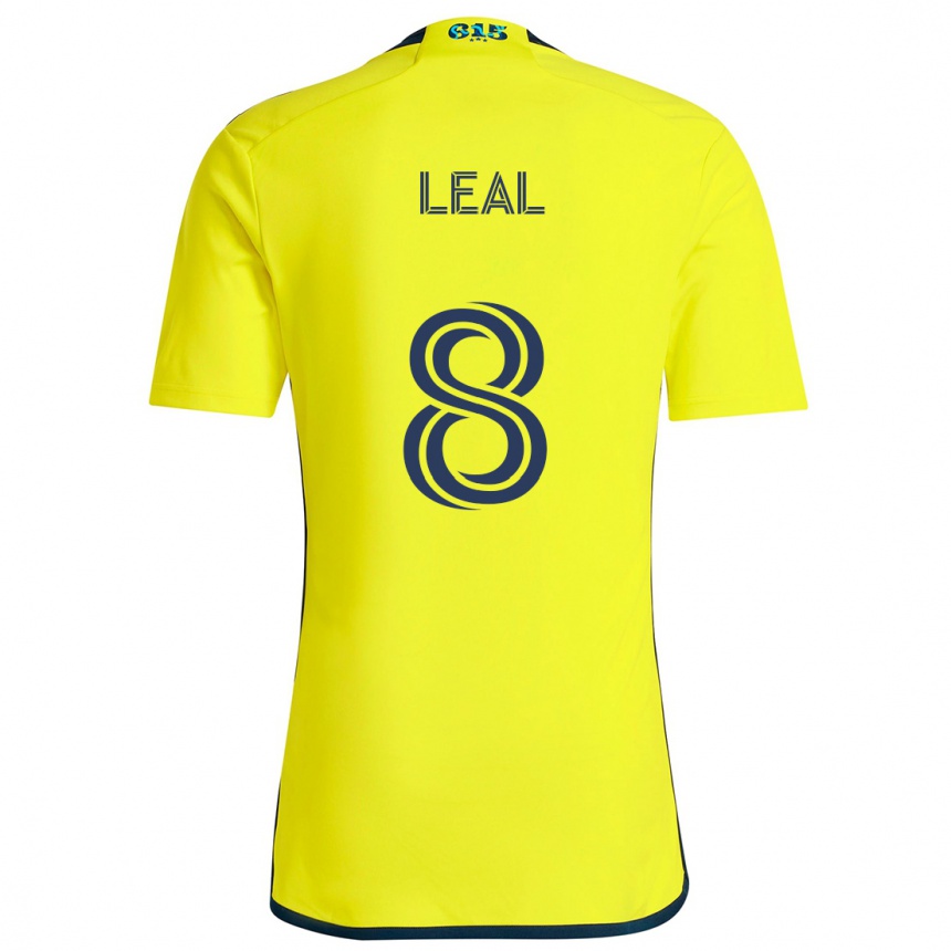 Gyermek Labdarúgás Randall Leal #8 Sárga Kék Hazai Jersey 2024/25 Mez Póló Ing