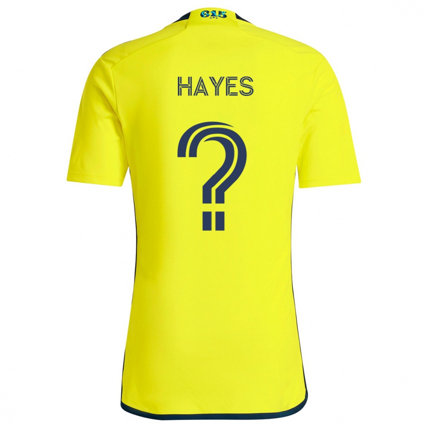 Gyermek Labdarúgás Braxton Hayes #0 Sárga Kék Hazai Jersey 2024/25 Mez Póló Ing