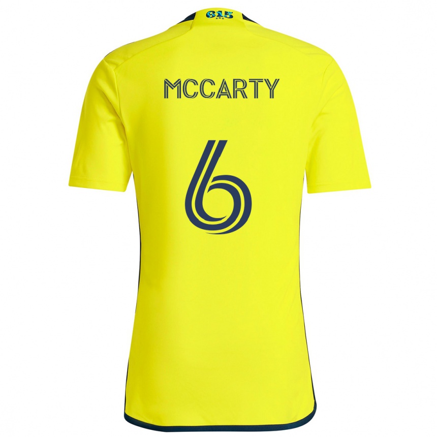 Gyermek Labdarúgás Dax Mccarty #6 Sárga Kék Hazai Jersey 2024/25 Mez Póló Ing