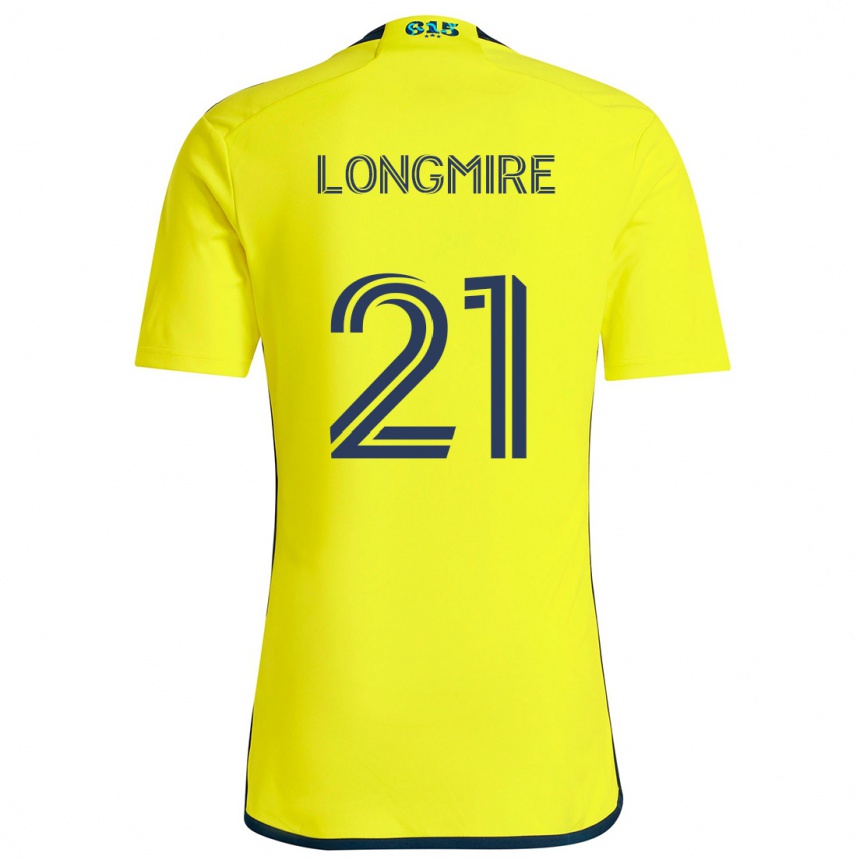 Gyermek Labdarúgás Ahmed Longmire #21 Sárga Kék Hazai Jersey 2024/25 Mez Póló Ing