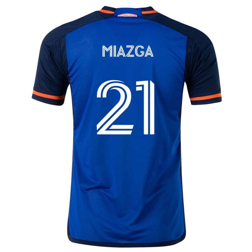 Gyermek Labdarúgás Matt Miazga #21 Kék Fehér Hazai Jersey 2024/25 Mez Póló Ing