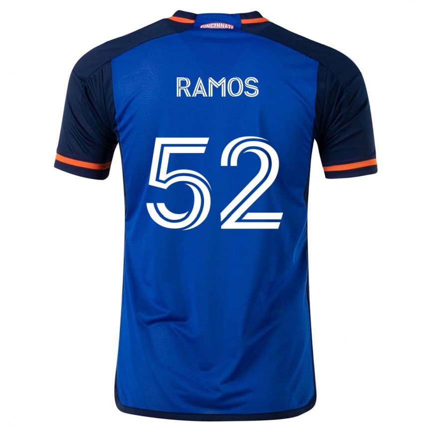 Gyermek Labdarúgás Yair Ramos #52 Kék Fehér Hazai Jersey 2024/25 Mez Póló Ing