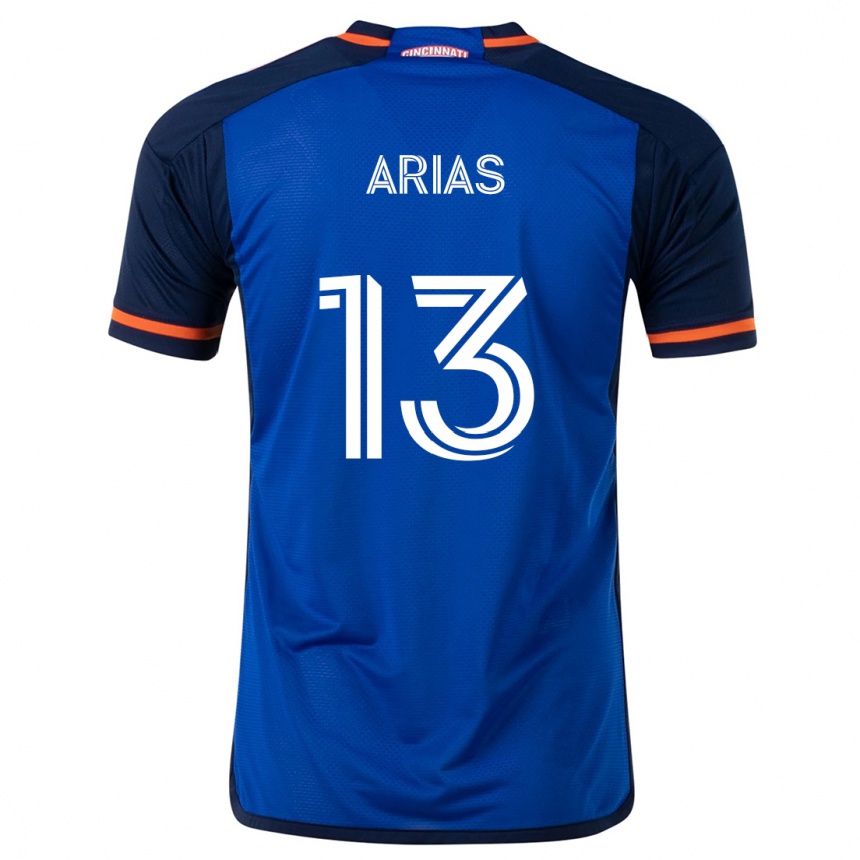 Gyermek Labdarúgás Santiago Arias #13 Kék Fehér Hazai Jersey 2024/25 Mez Póló Ing