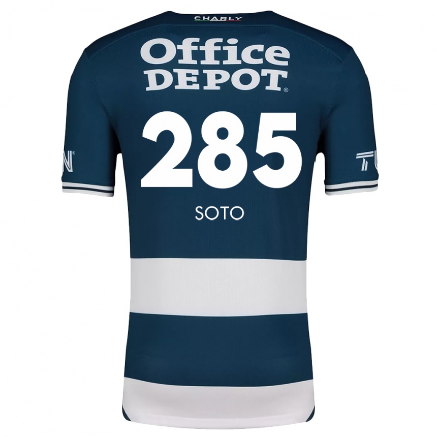 Gyermek Labdarúgás Edwin Soto #285 Kék Fehér Hazai Jersey 2024/25 Mez Póló Ing