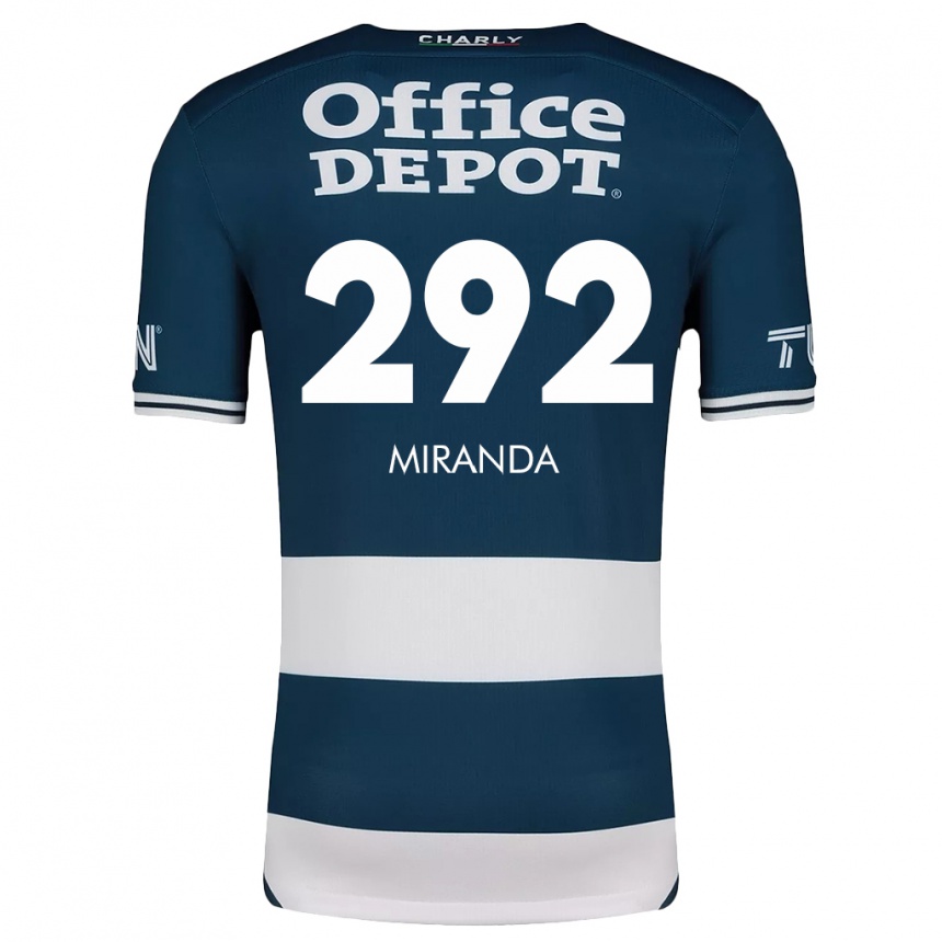 Gyermek Labdarúgás Herbey Miranda #292 Kék Fehér Hazai Jersey 2024/25 Mez Póló Ing