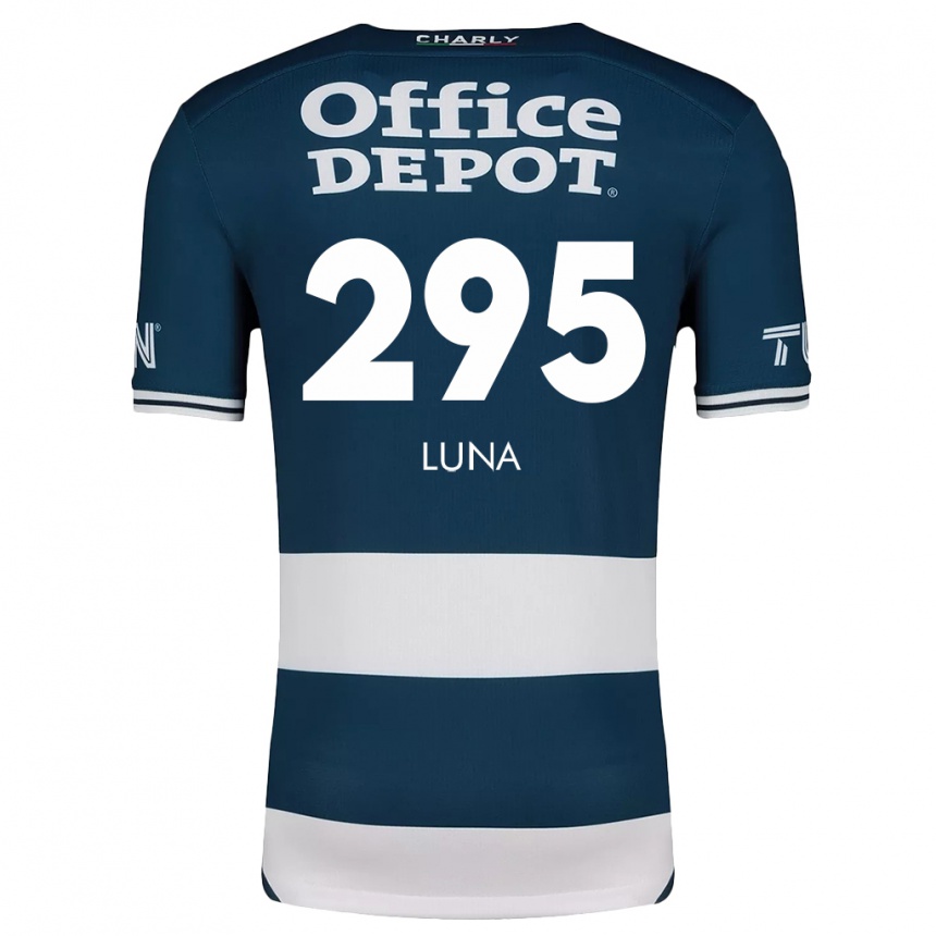 Gyermek Labdarúgás Irving Luna #295 Kék Fehér Hazai Jersey 2024/25 Mez Póló Ing