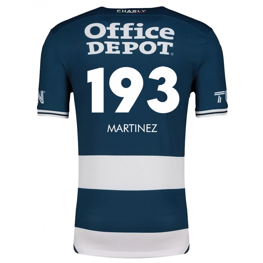 Gyermek Labdarúgás Pedro Martínez #193 Kék Fehér Hazai Jersey 2024/25 Mez Póló Ing