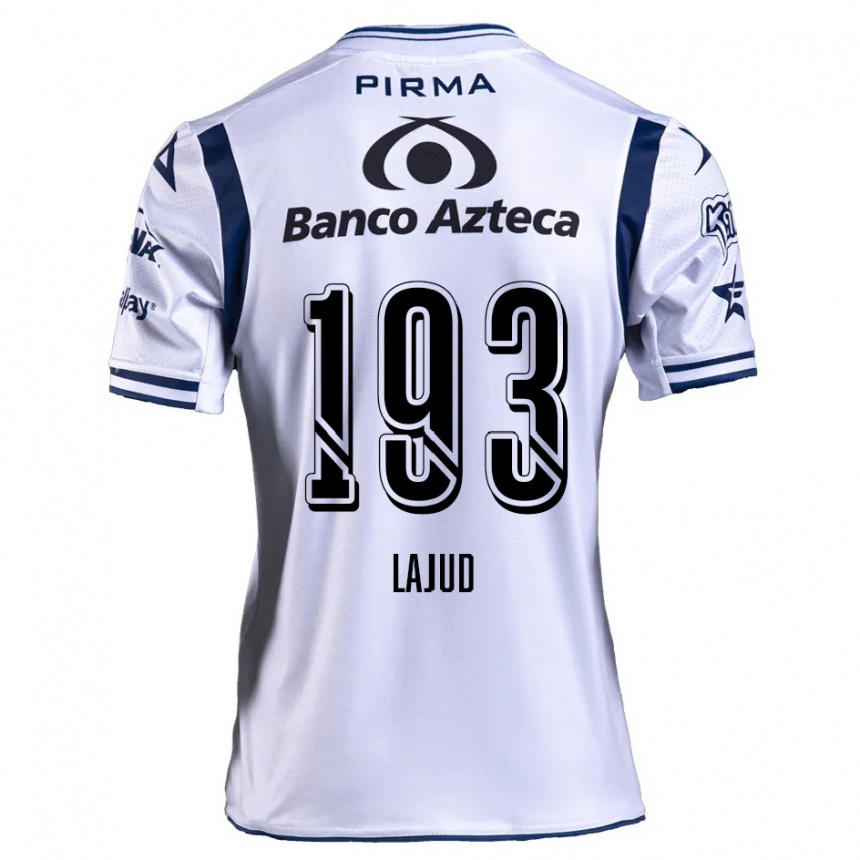 Gyermek Labdarúgás Rodrigo Lajud #193 Fehér Sötétkék Hazai Jersey 2024/25 Mez Póló Ing