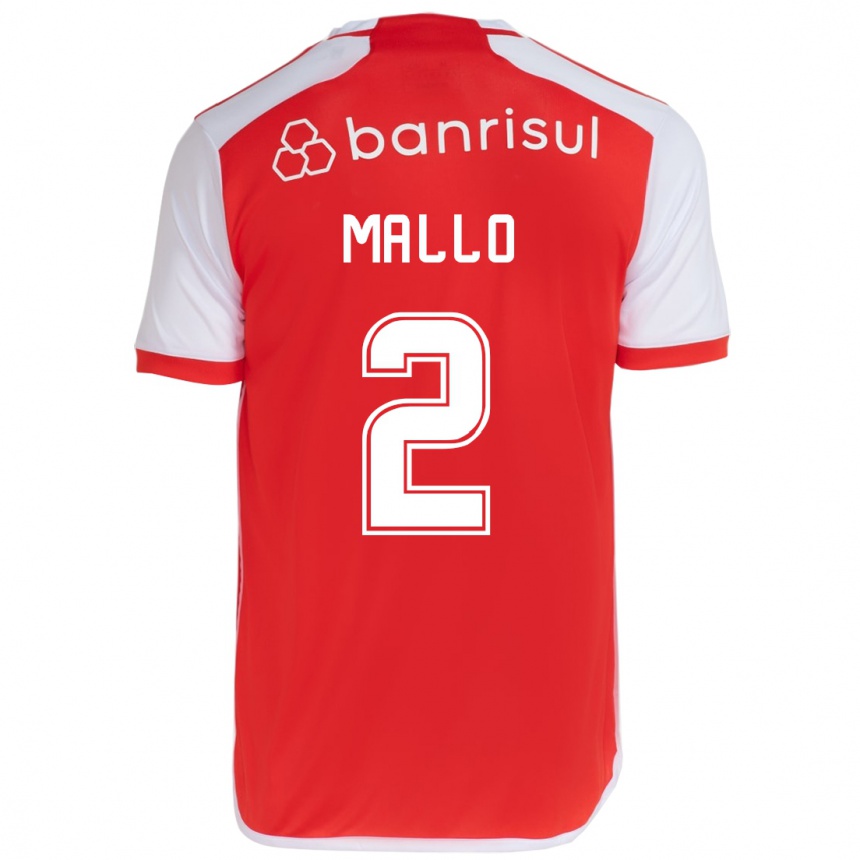 Gyermek Labdarúgás Hugo Mallo #2 Piros Fehér Hazai Jersey 2024/25 Mez Póló Ing