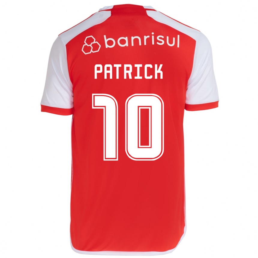 Gyermek Labdarúgás Alan Patrick #10 Piros Fehér Hazai Jersey 2024/25 Mez Póló Ing