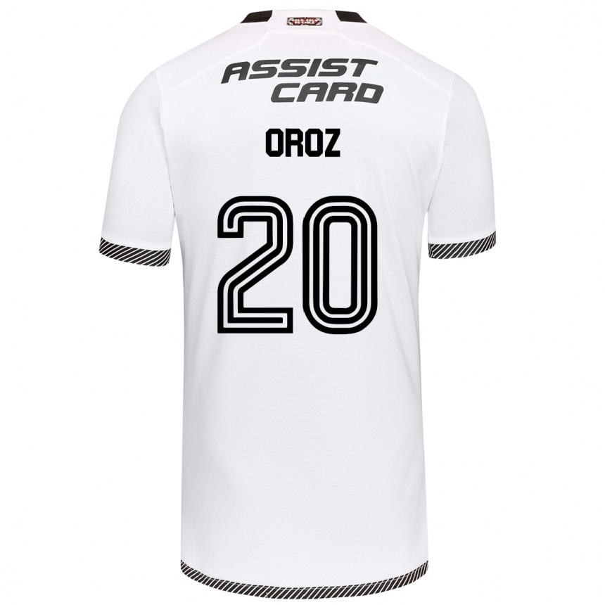 Gyermek Labdarúgás Alexander Oroz #20 Fehér Fekete Hazai Jersey 2024/25 Mez Póló Ing