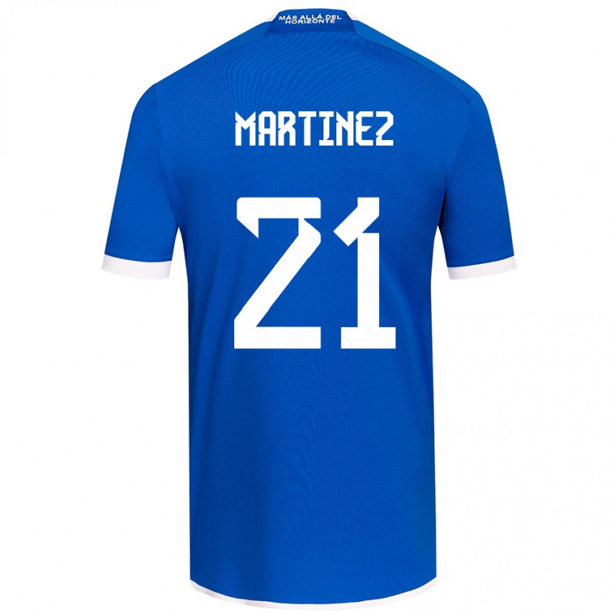 Gyermek Labdarúgás Maria Martínez #21 Kék Fehér Hazai Jersey 2024/25 Mez Póló Ing