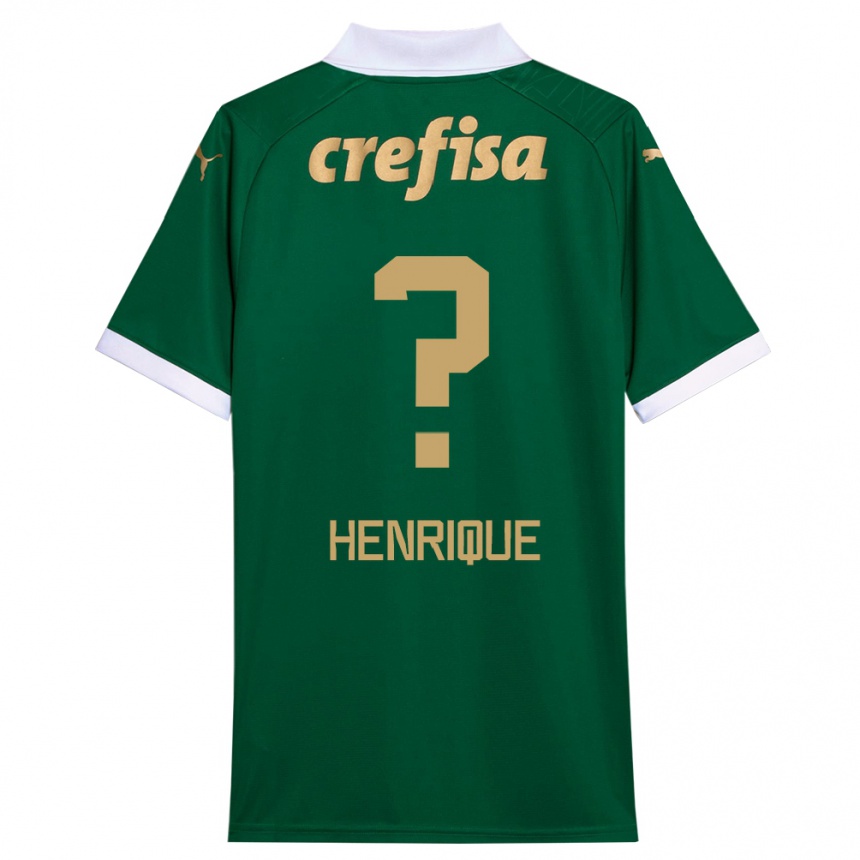 Gyermek Labdarúgás Zé Henrique #0 Zöld Fehér Hazai Jersey 2024/25 Mez Póló Ing