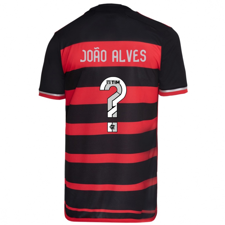 Gyermek Labdarúgás João Alves #0 Piros Fekete Hazai Jersey 2024/25 Mez Póló Ing