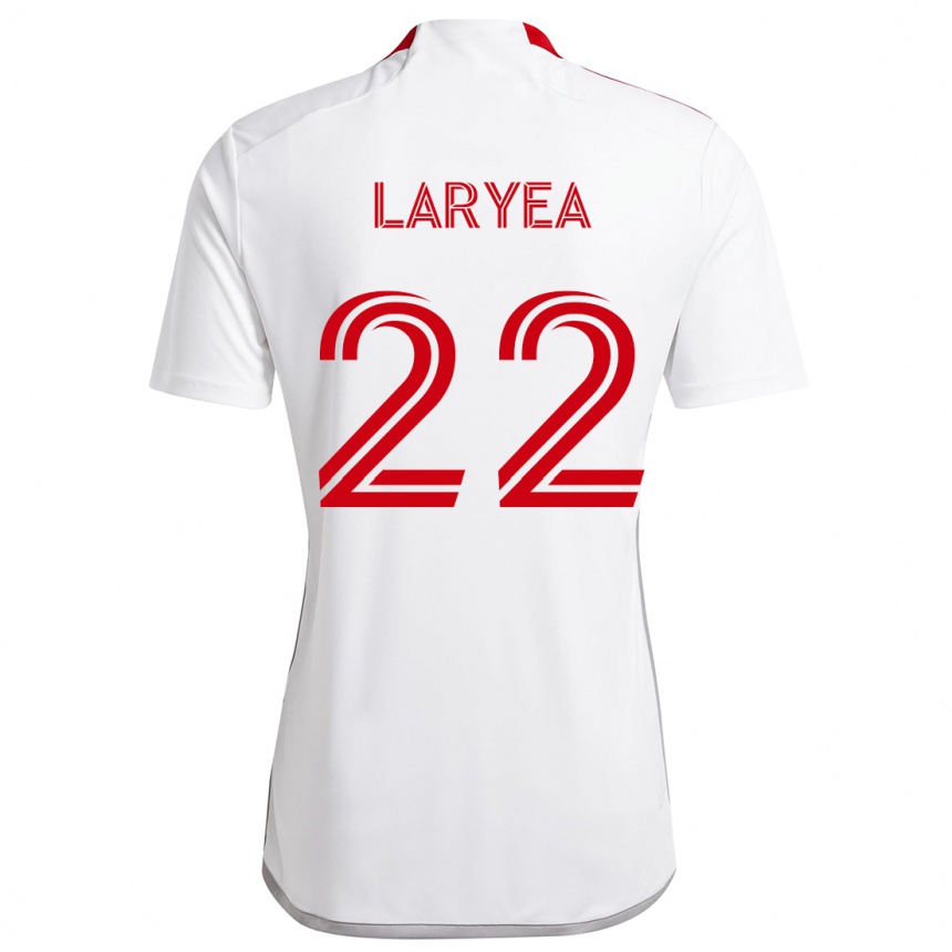 Gyermek Labdarúgás Richie Laryea #22 Fehér Piros Idegenbeli Jersey 2024/25 Mez Póló Ing