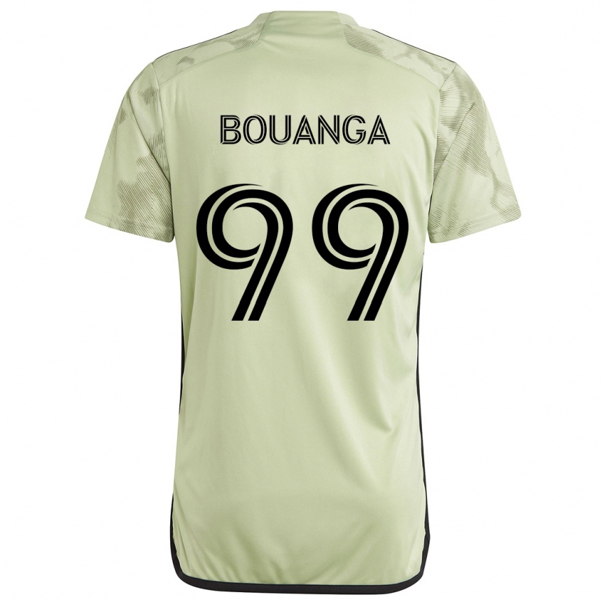 Gyermek Labdarúgás Denis Bouanga #99 Világos Zöld Idegenbeli Jersey 2024/25 Mez Póló Ing