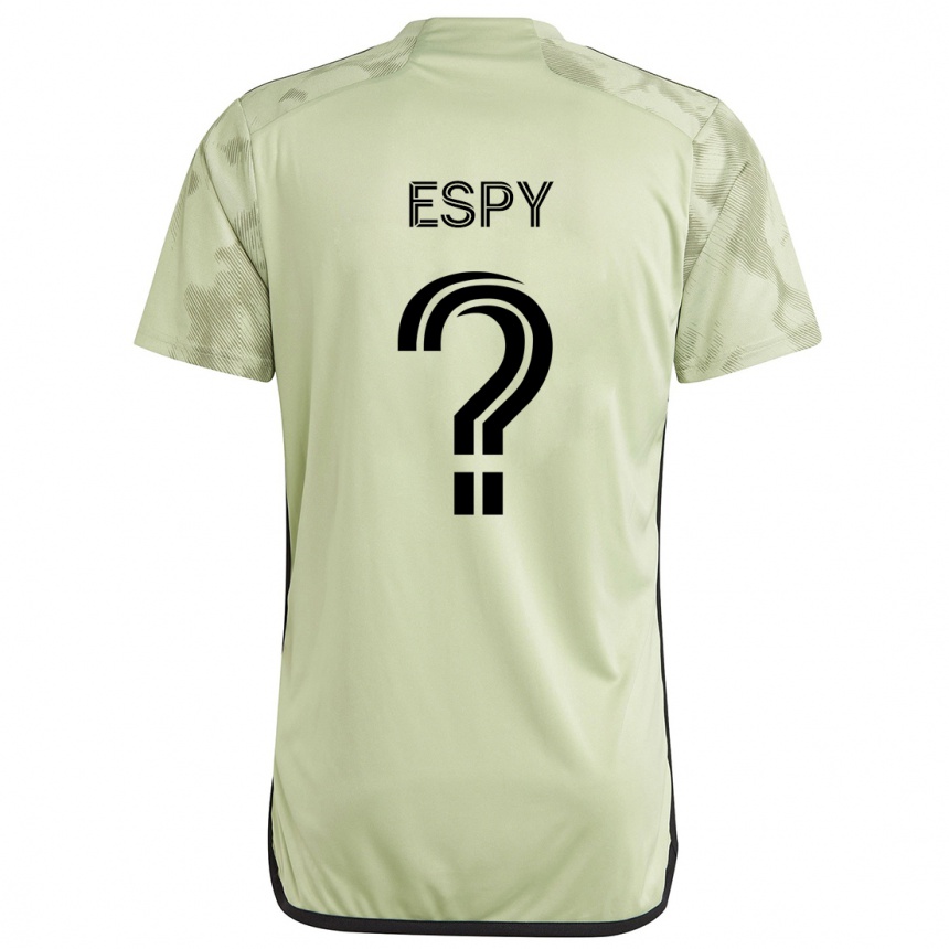 Gyermek Labdarúgás Tyson Espy #0 Világos Zöld Idegenbeli Jersey 2024/25 Mez Póló Ing