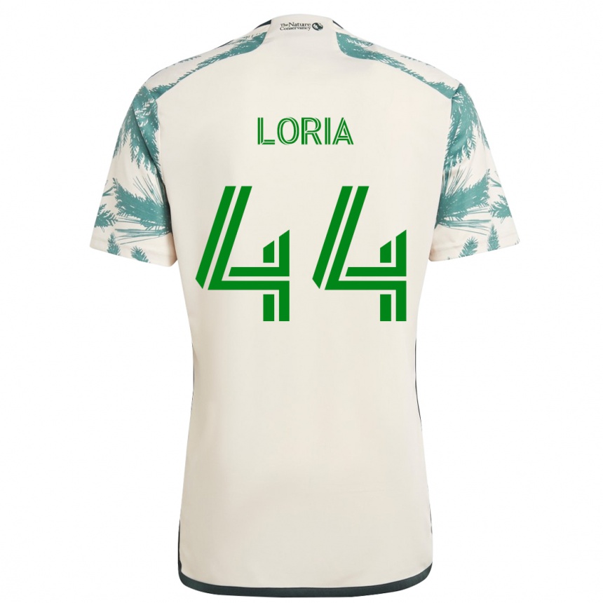 Gyermek Labdarúgás Marvin Loría #44 Bézs Barna Idegenbeli Jersey 2024/25 Mez Póló Ing