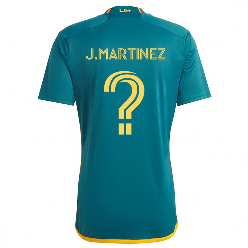 Gyermek Labdarúgás Juan Martinez #0 Green Yellow Idegenbeli Jersey 2024/25 Mez Póló Ing