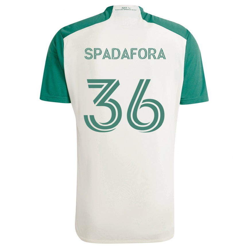 Gyermek Labdarúgás Luke Spadafora #36 Barna Színek Zöld Idegenbeli Jersey 2024/25 Mez Póló Ing