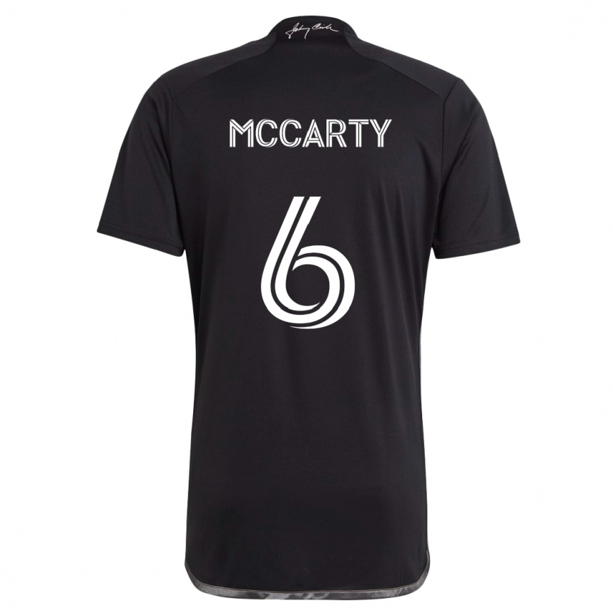 Gyermek Labdarúgás Dax Mccarty #6 Fekete Idegenbeli Jersey 2024/25 Mez Póló Ing