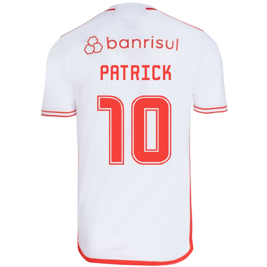 Gyermek Labdarúgás Alan Patrick #10 Fehér Piros Idegenbeli Jersey 2024/25 Mez Póló Ing