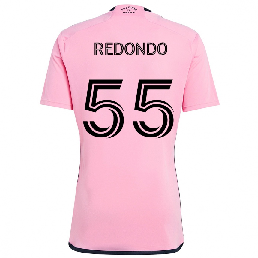 Férfi Labdarúgás Federico Redondo #55 Rózsaszín Hazai Jersey 2024/25 Mez Póló Ing