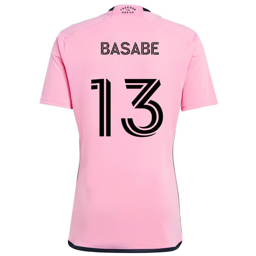 Férfi Labdarúgás Samuel Basabe #13 Rózsaszín Hazai Jersey 2024/25 Mez Póló Ing