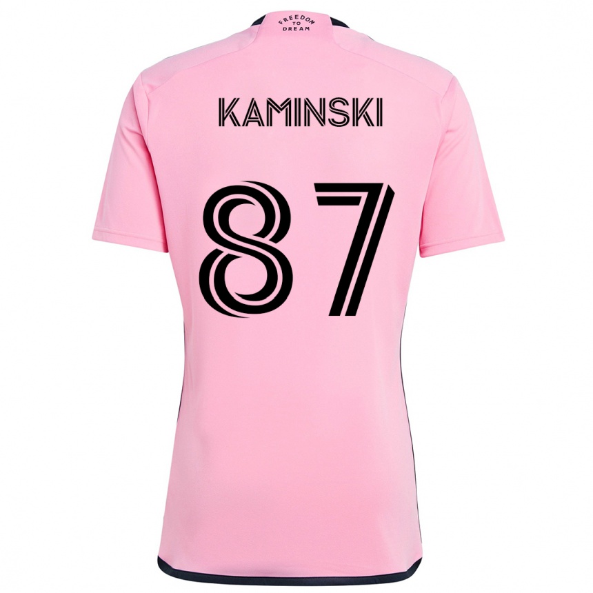 Férfi Labdarúgás Brett Kaminski #87 Rózsaszín Hazai Jersey 2024/25 Mez Póló Ing