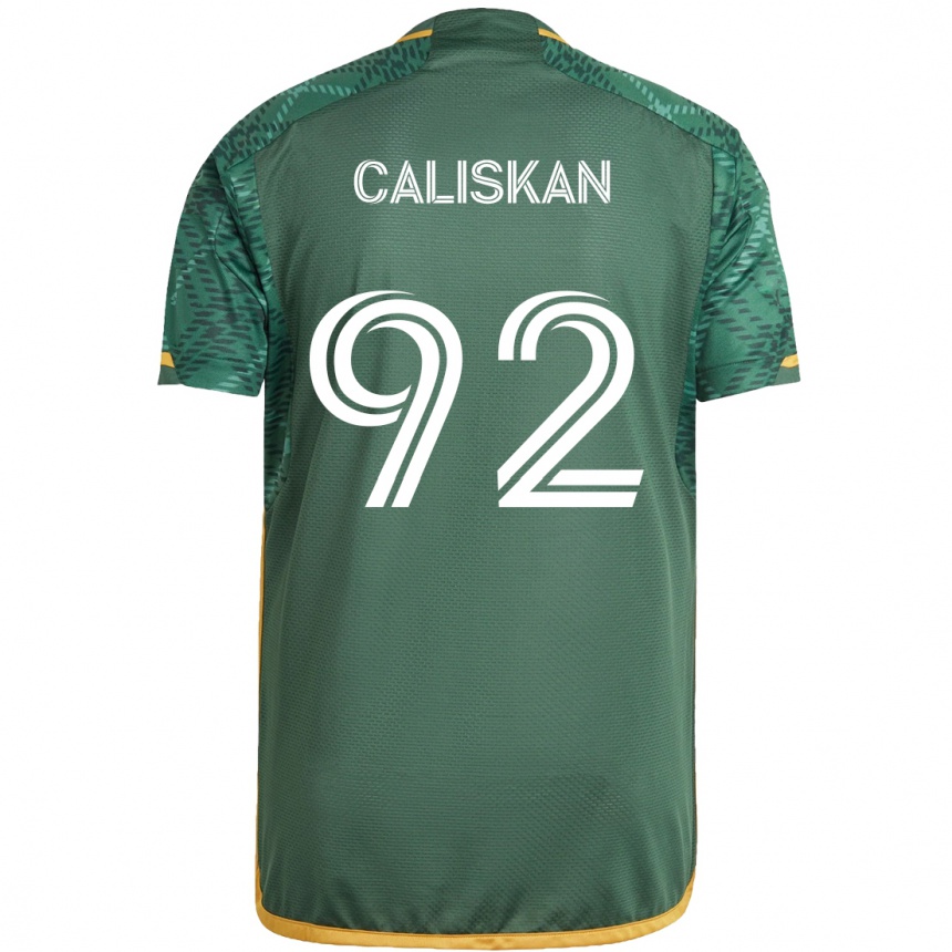 Férfi Labdarúgás Noel Caliskan #92 Zöld Narancs Hazai Jersey 2024/25 Mez Póló Ing