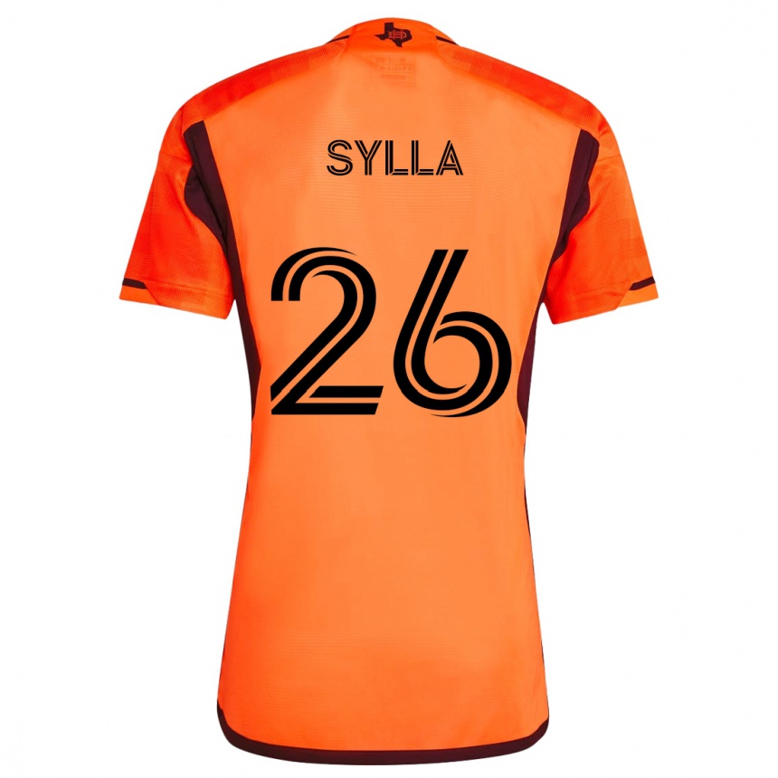 Férfi Labdarúgás Ousmane Sylla #26 Narancs Fekete Hazai Jersey 2024/25 Mez Póló Ing