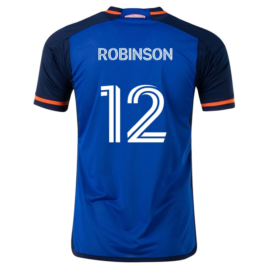 Férfi Labdarúgás Miles Robinson #12 Kék Fehér Hazai Jersey 2024/25 Mez Póló Ing