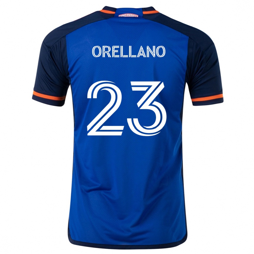 Férfi Labdarúgás Luca Orellano #23 Kék Fehér Hazai Jersey 2024/25 Mez Póló Ing