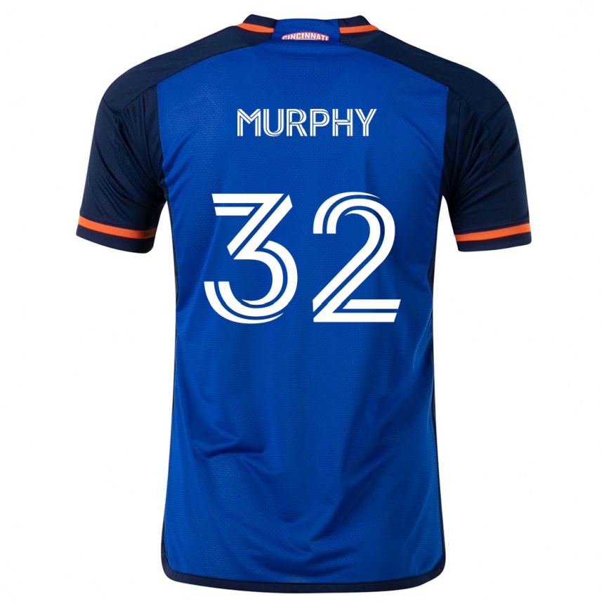 Férfi Labdarúgás Ian Murphy #32 Kék Fehér Hazai Jersey 2024/25 Mez Póló Ing