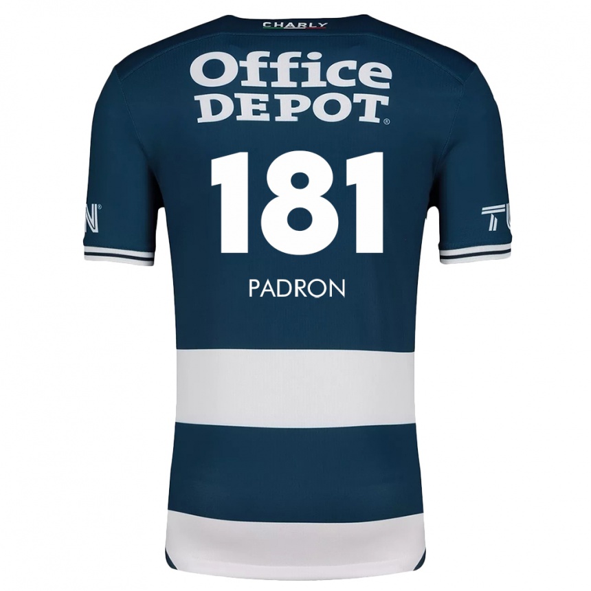 Férfi Labdarúgás Romeo Padrón #181 Kék Fehér Hazai Jersey 2024/25 Mez Póló Ing