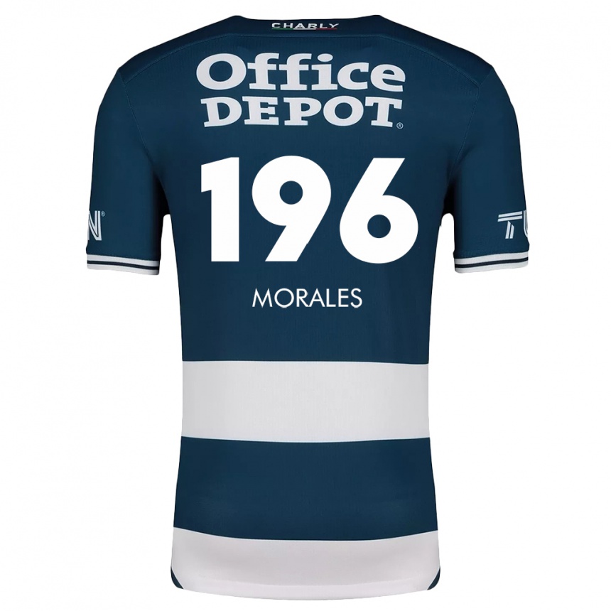 Férfi Labdarúgás Erik Morales #196 Kék Fehér Hazai Jersey 2024/25 Mez Póló Ing