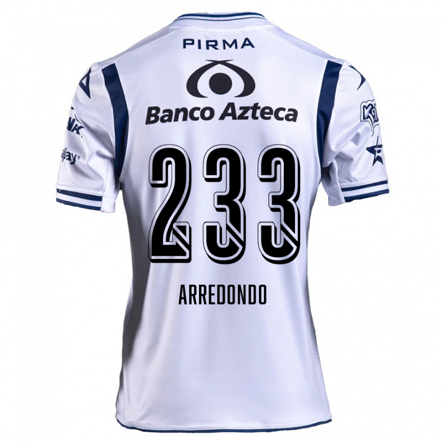 Férfi Labdarúgás Ángel Arredondo #233 Fehér Sötétkék Hazai Jersey 2024/25 Mez Póló Ing